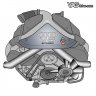 Двигатели 2.7 V6 Biturbo (AGB, AJK) семейства EA835 gen2 (SSP Audi 198)